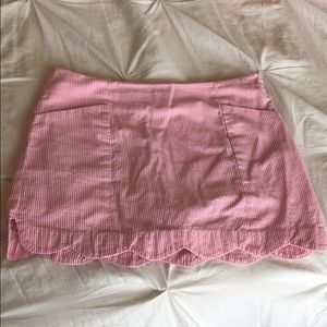Lilly Pulitzer Seersucker Skort